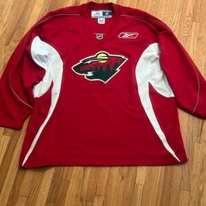 Minnesota Wild NHL authentic hockey jersey men’s XXL red CCM Reebok